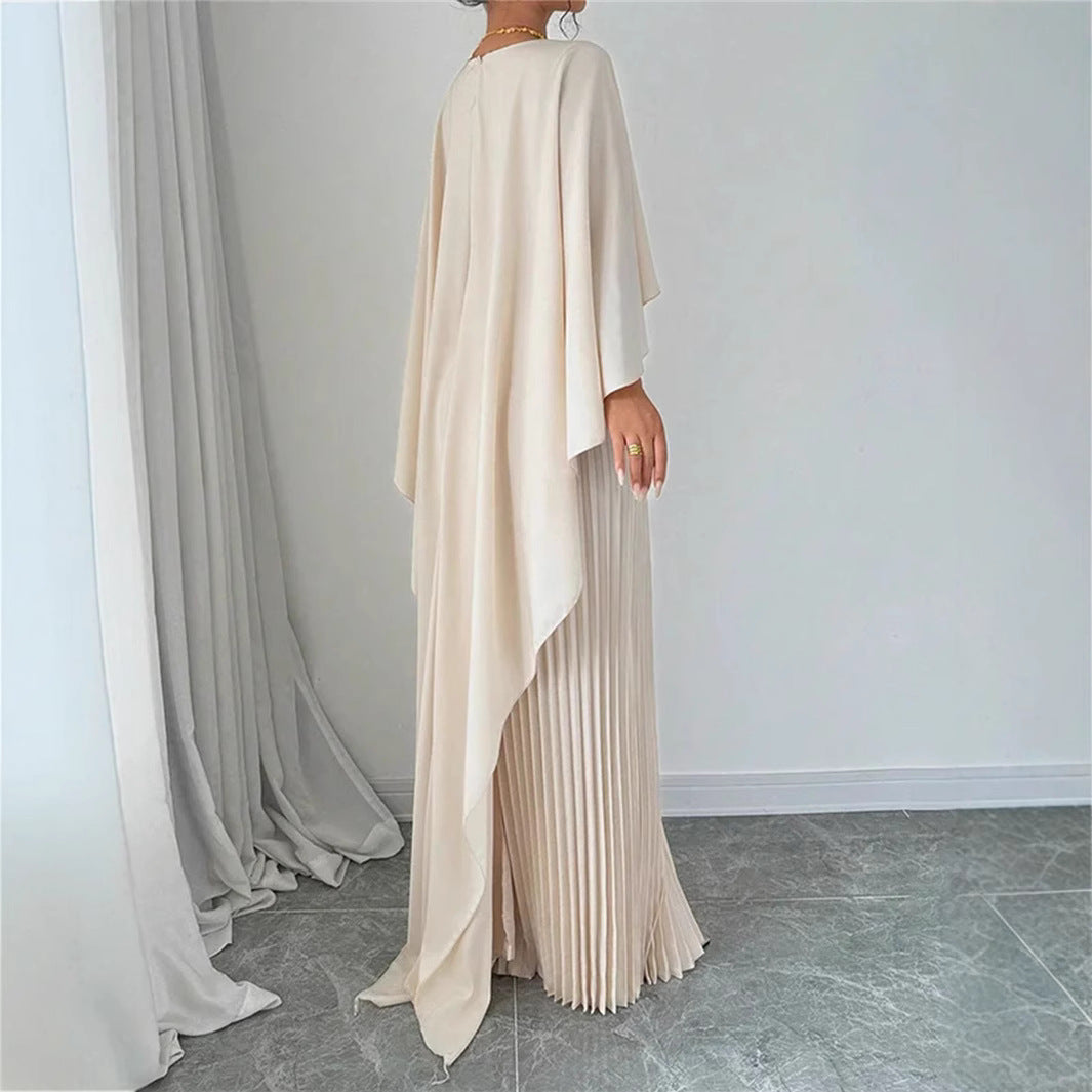 Women Dress | High Neck Loose Fit Maxi Length