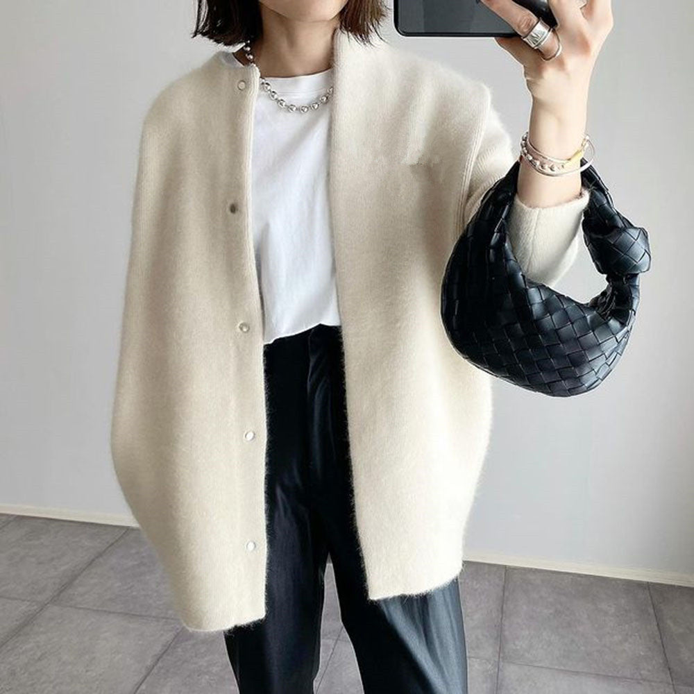 Damen Strickjacke | Offene Front mit gleichmäßiger Kantenführung