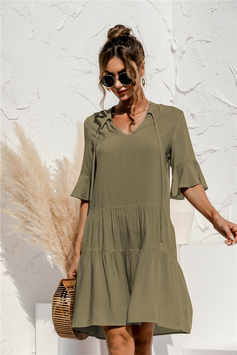Women Dress | Low Waisted Mini Length Design