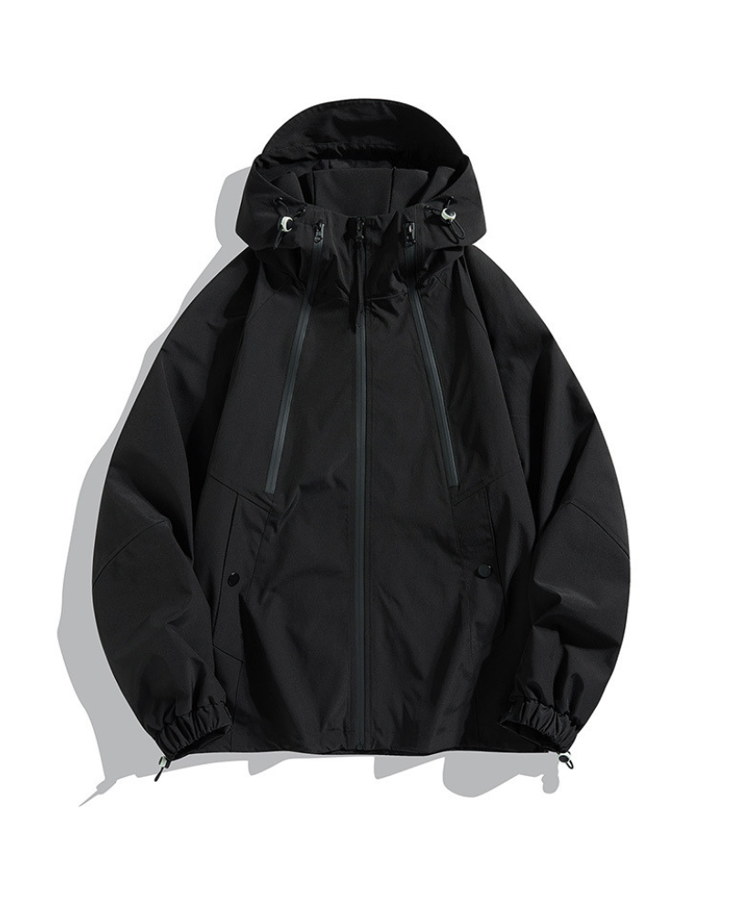 Unisex Jacke | Geschlossene Regenausführung mit Kapuze