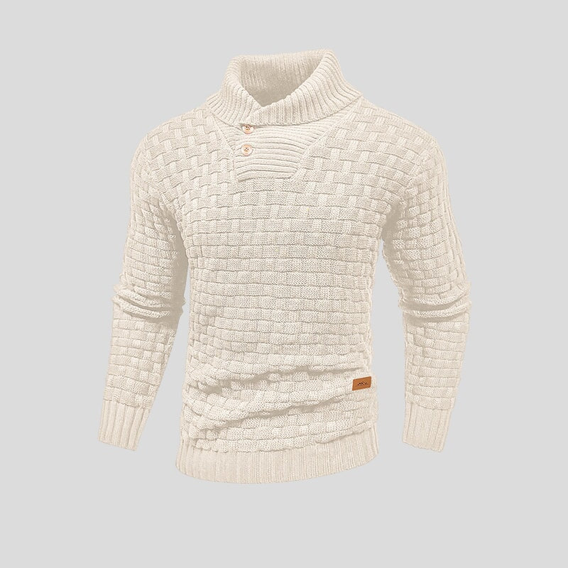 Herren-Pullover mit strukturdesign | Wintertauglich