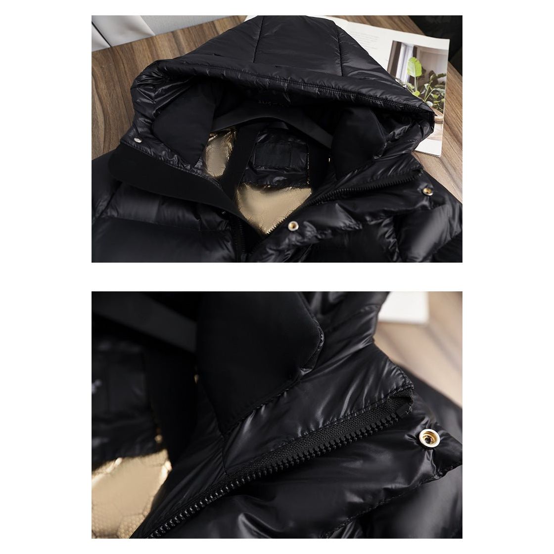 Damen Winterjacke | geschlossene Form mit Kapuze