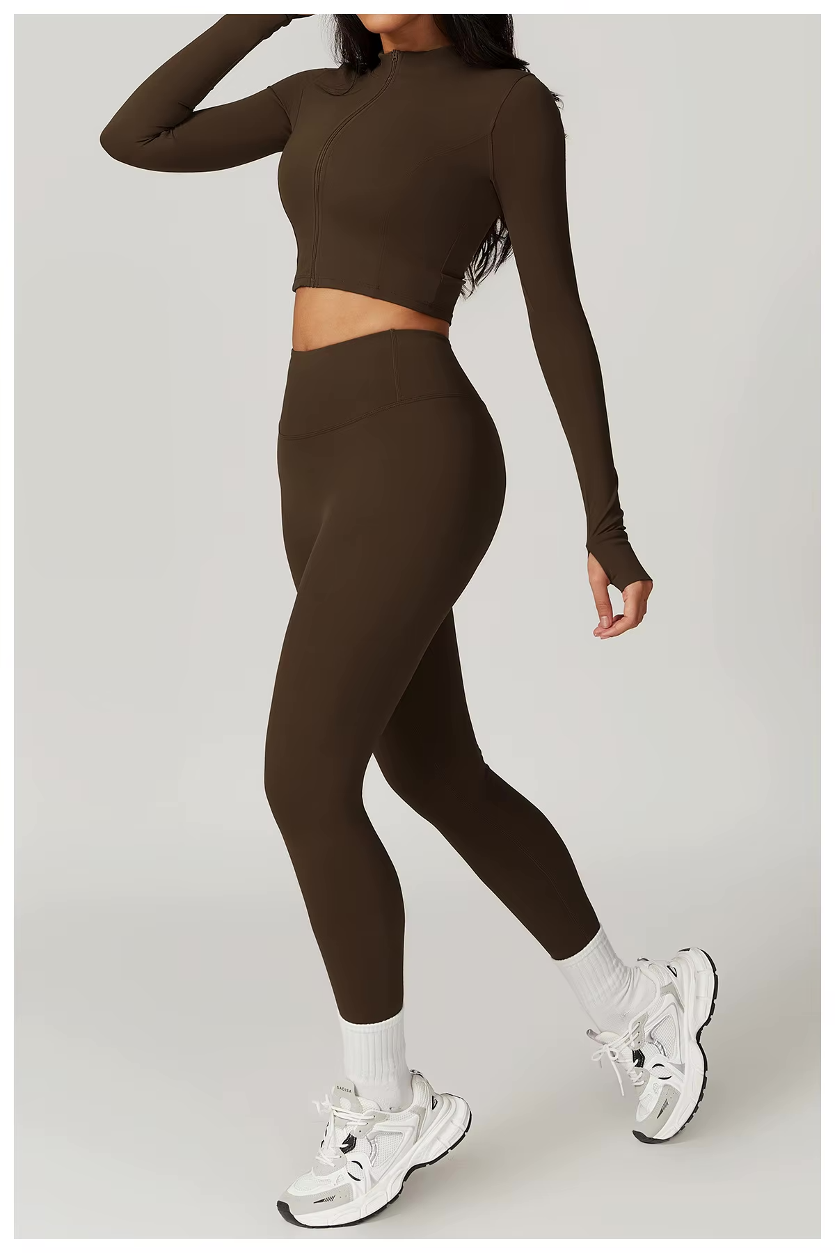 Damen Sportset | Dreiteilige Ausführung mit Weste, Oberteil und Hose