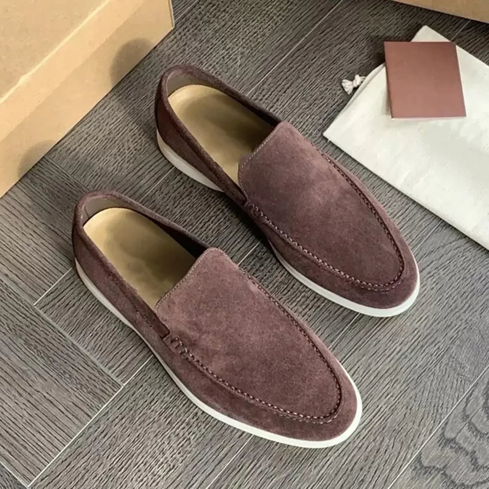 Herren-Halbschuhe ohne Verschluss | klassischer Schnitt