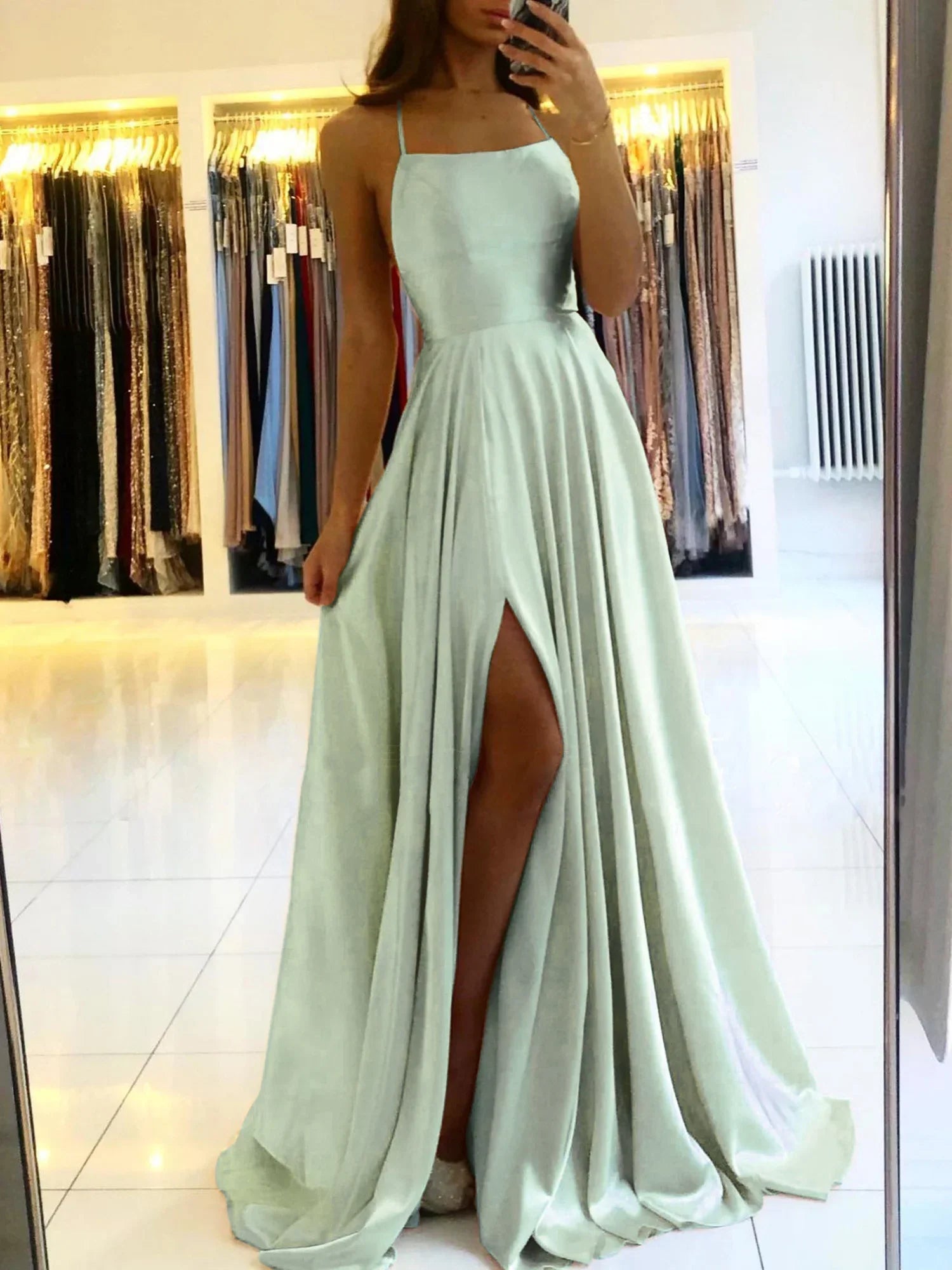 Women Ball Gown | Maxi Length With High Slit