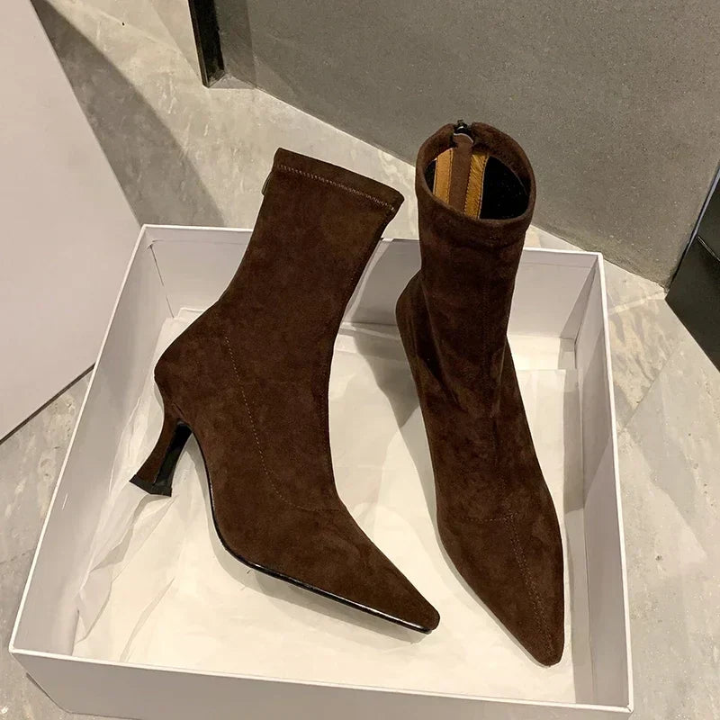 Damen Stiefelette | Ausführung mit spitzer Zehenpartie