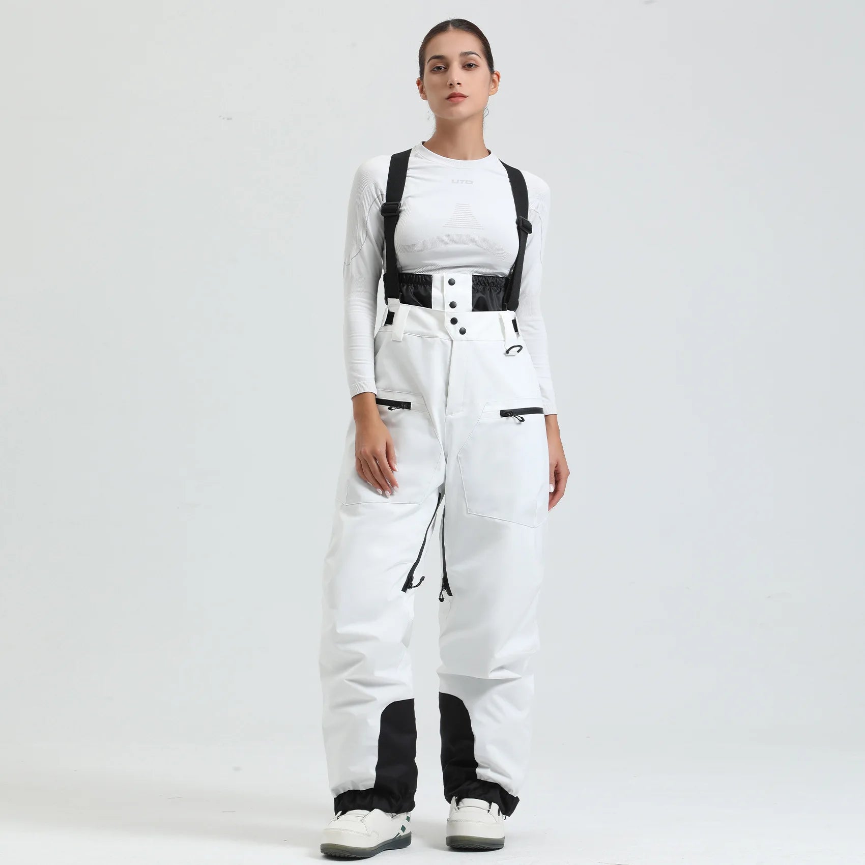 Unisex-Skihose mit Trägersystem | funktionale Winterausführung
