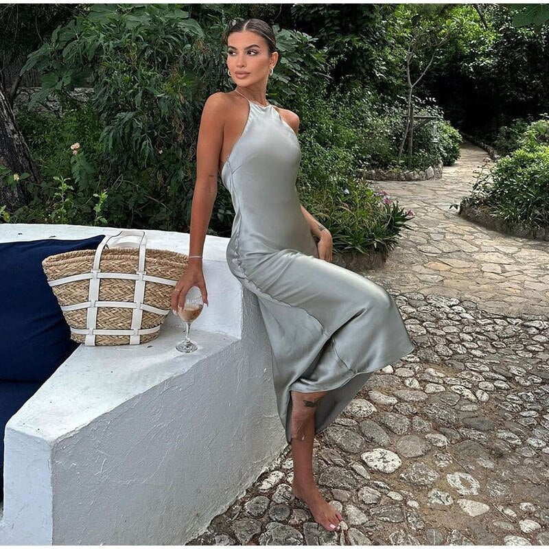 Women Maxi Dress | Sleeveless Wrap Design