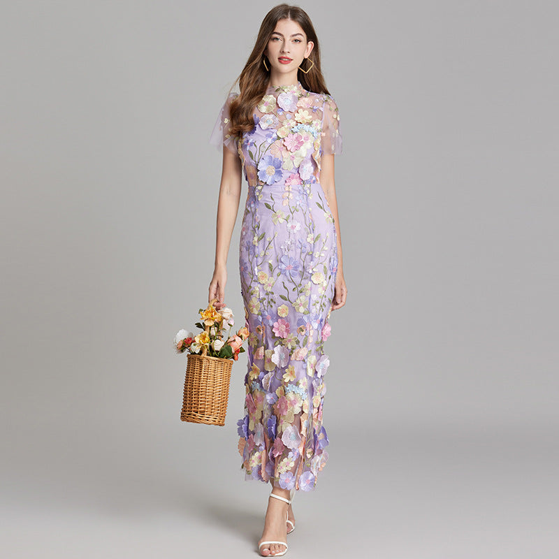 Women Dress | Sleeveless Maxi Length Full Coverage Garment Cut