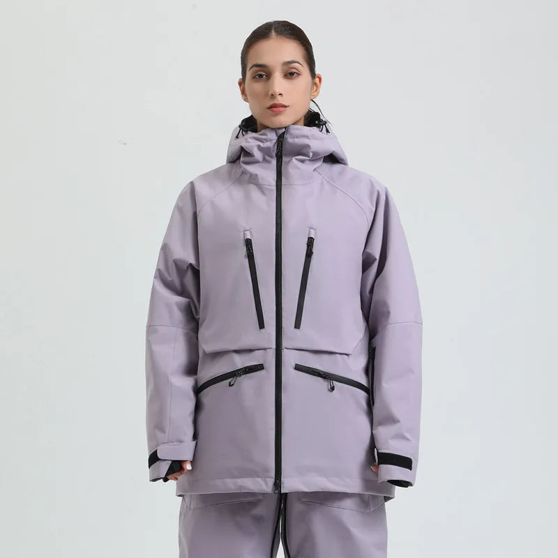 Unisex-Skijacke für Wintersport | funktionale Ausführung