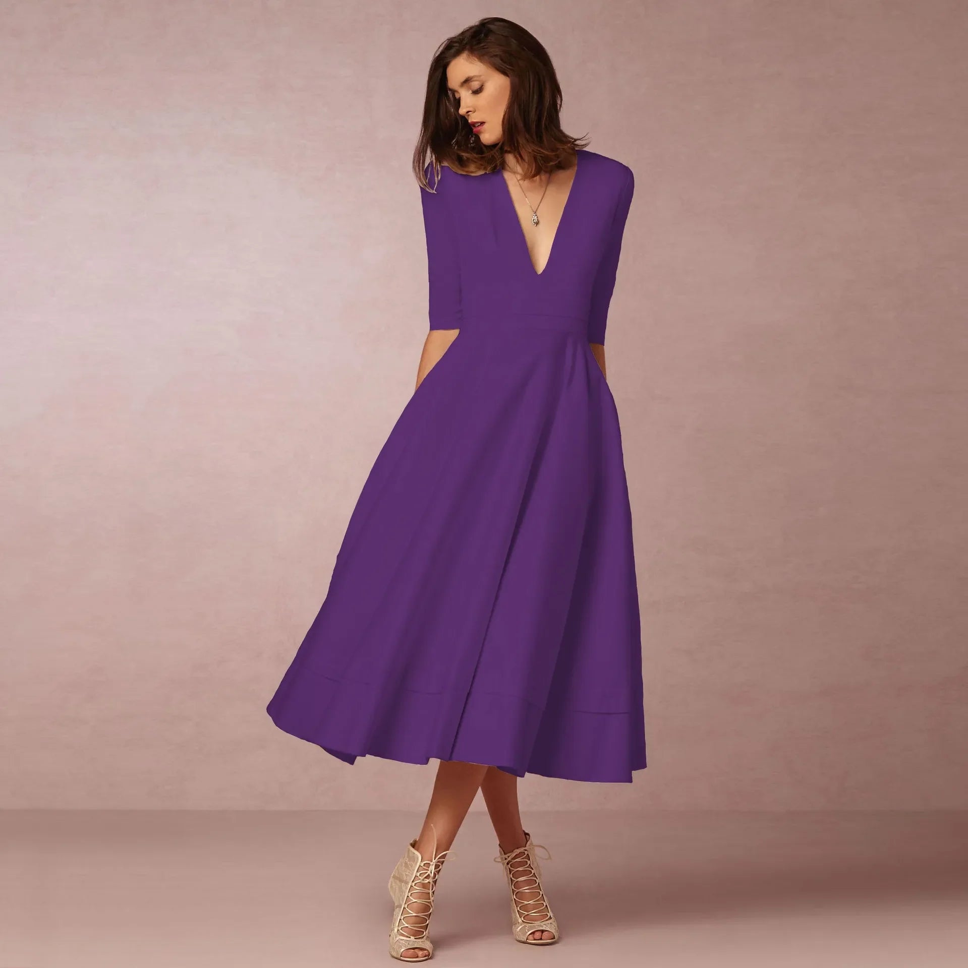 Women Midi Dress | Relaxed Fit