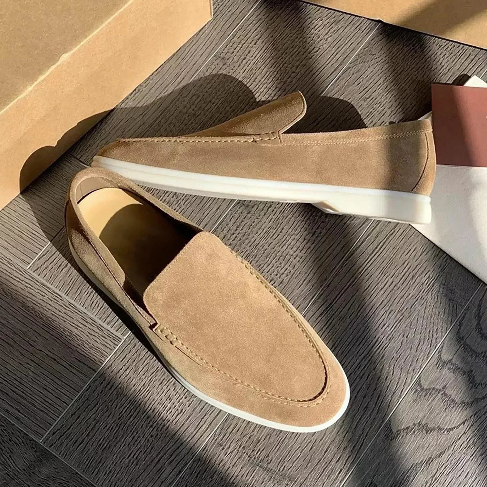 Herren-Halbschuhe ohne Verschluss | klassischer Schnitt