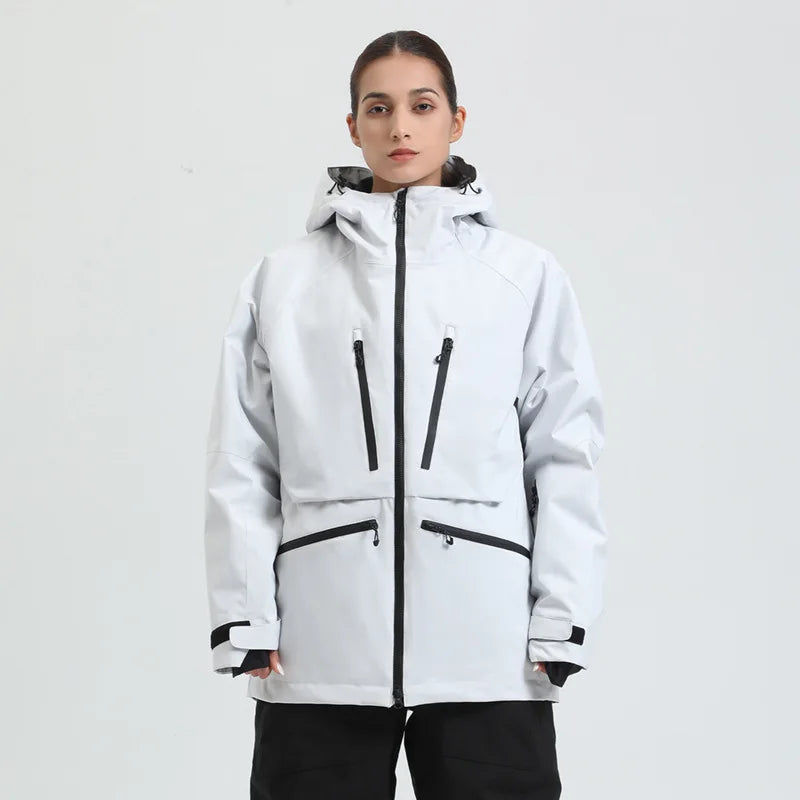 Unisex-Skijacke für Wintersport | funktionale Ausführung