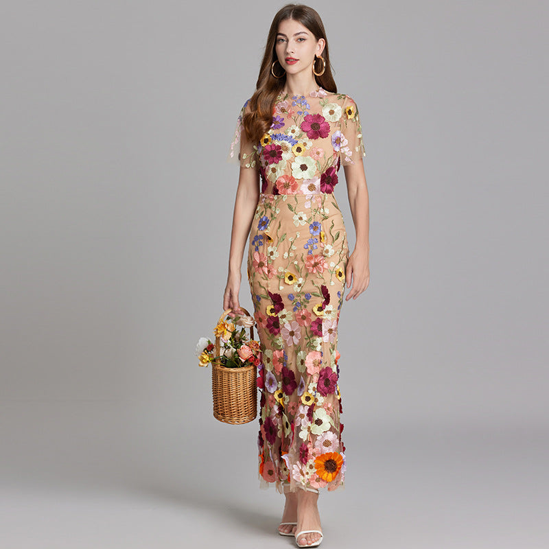 Ärmelloses Damenkleid | Maxilänge