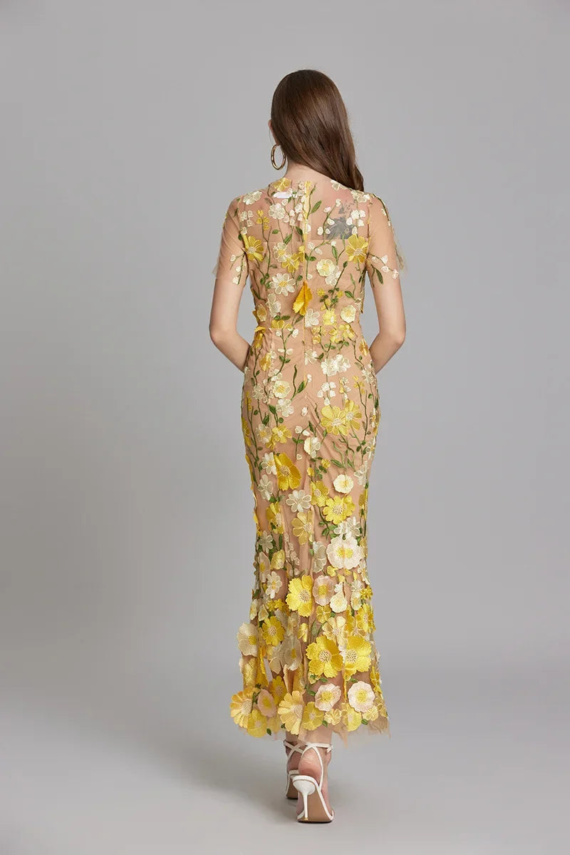 Women Dress | Sleeveless Maxi Length Full Coverage Garment Cut