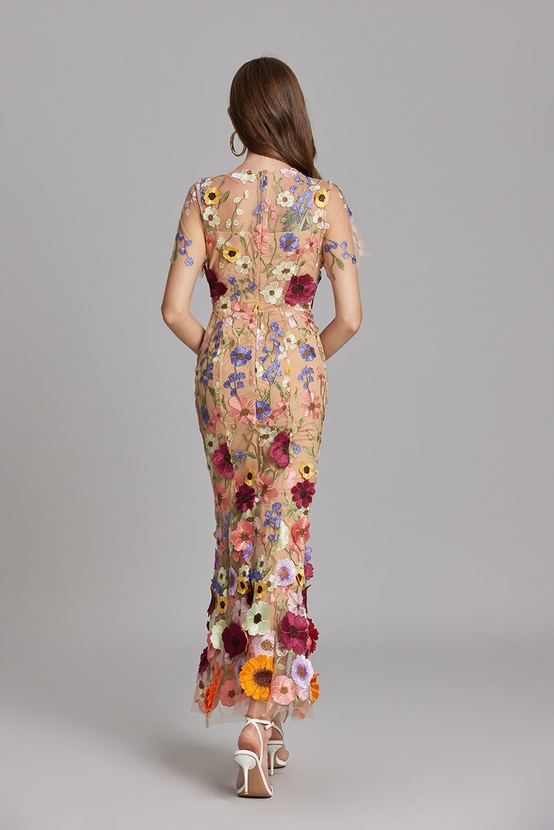 Women Dress | Sleeveless Maxi Length Full Coverage Garment Cut