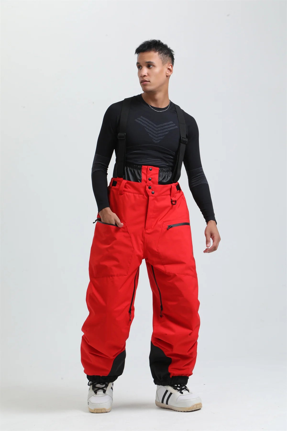 Unisex-Skihose mit Trägersystem | funktionale Winterausführung