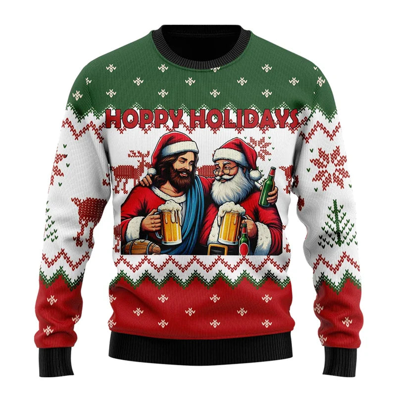 Herren-Pullover mit musterdesign | moderner schnitt