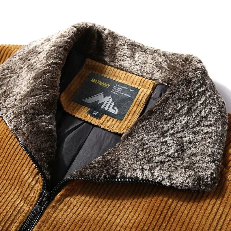 Herren Winterjacke | Kragenbetonte Ausführung mit markanter Form