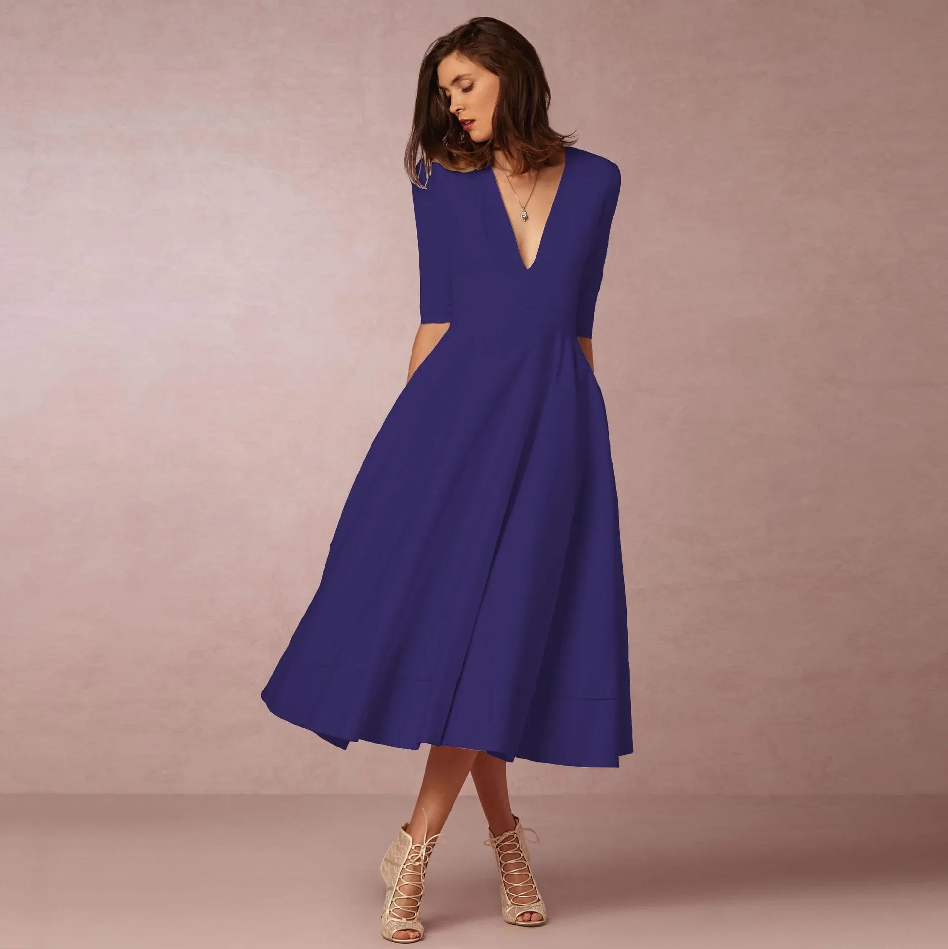 Women Midi Dress | Relaxed Fit