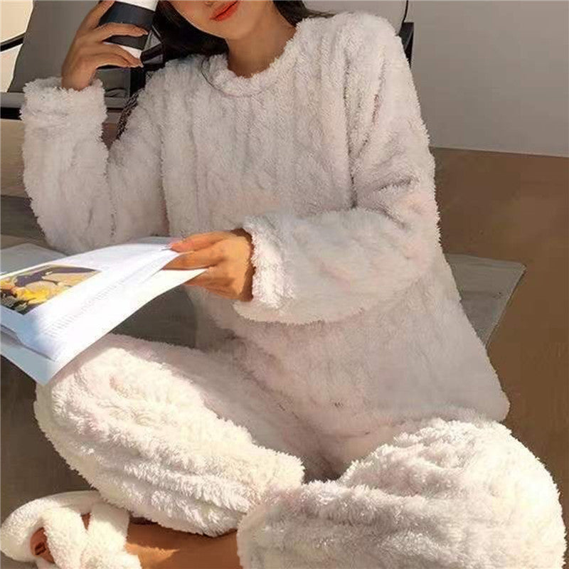 Damen Pyjama-Set | zweiteilig mit Oberteil und Hose