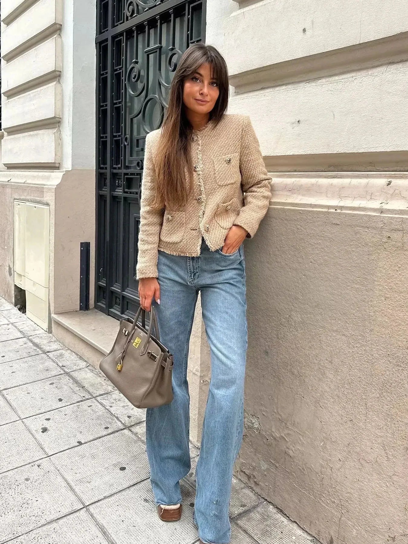 Damen-Blazer in Kurzform | kompakte Silhouette