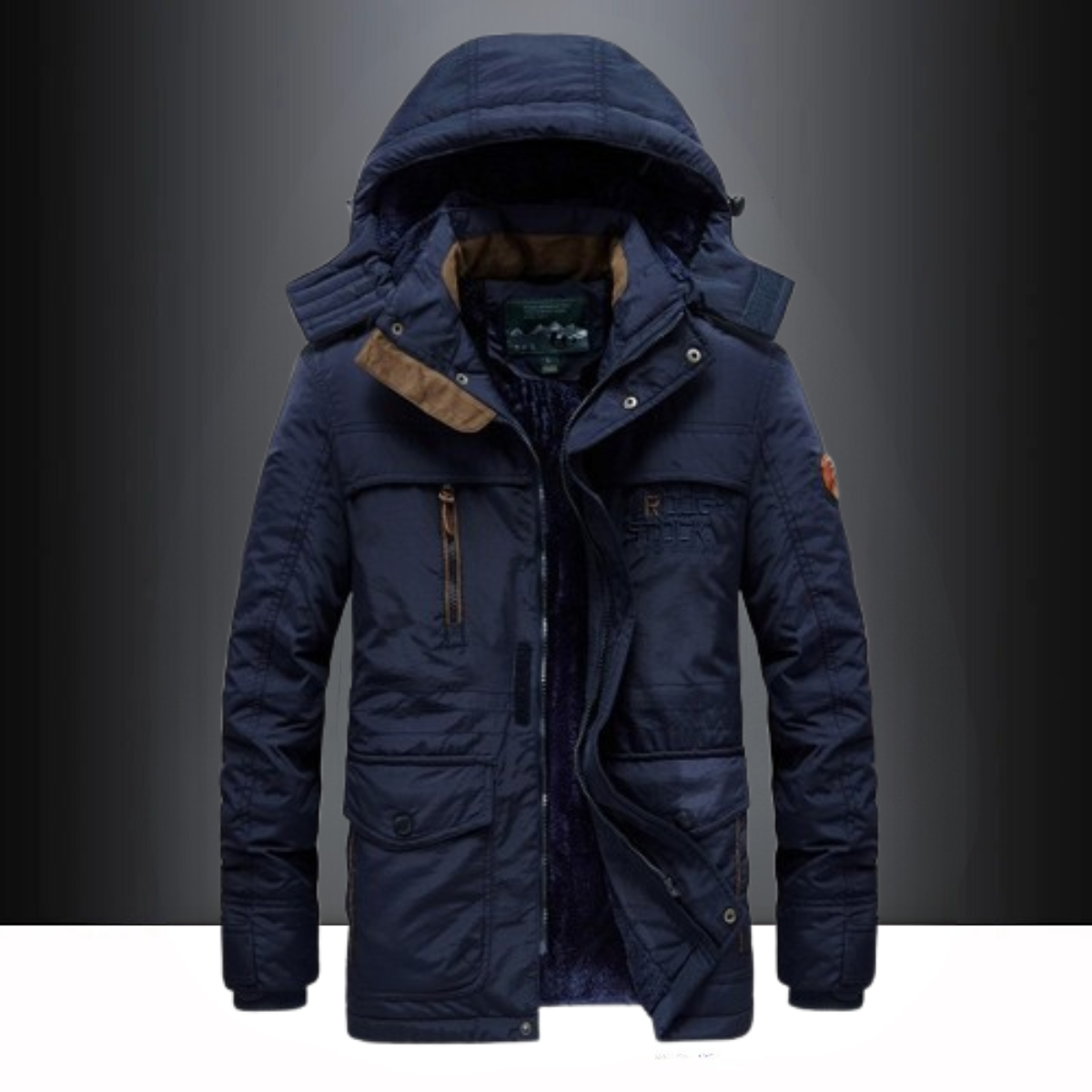 Warmer Winterparka für Herren | Lang