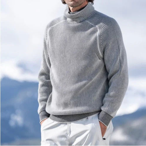 Herren Rollkragenpullover | gerader Aufbau mit klarer Form