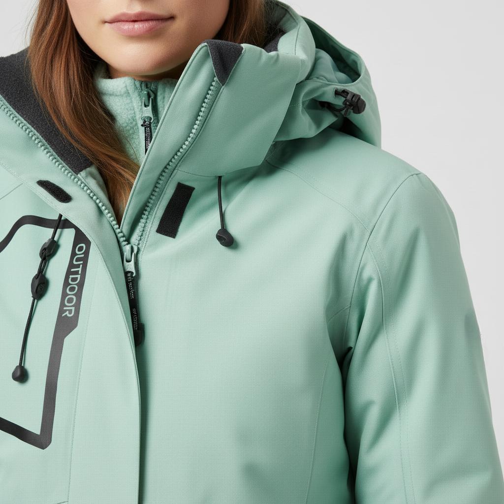 Damen Skiset | Jacke mit Kapuze Hose abgestimmte Ausführung