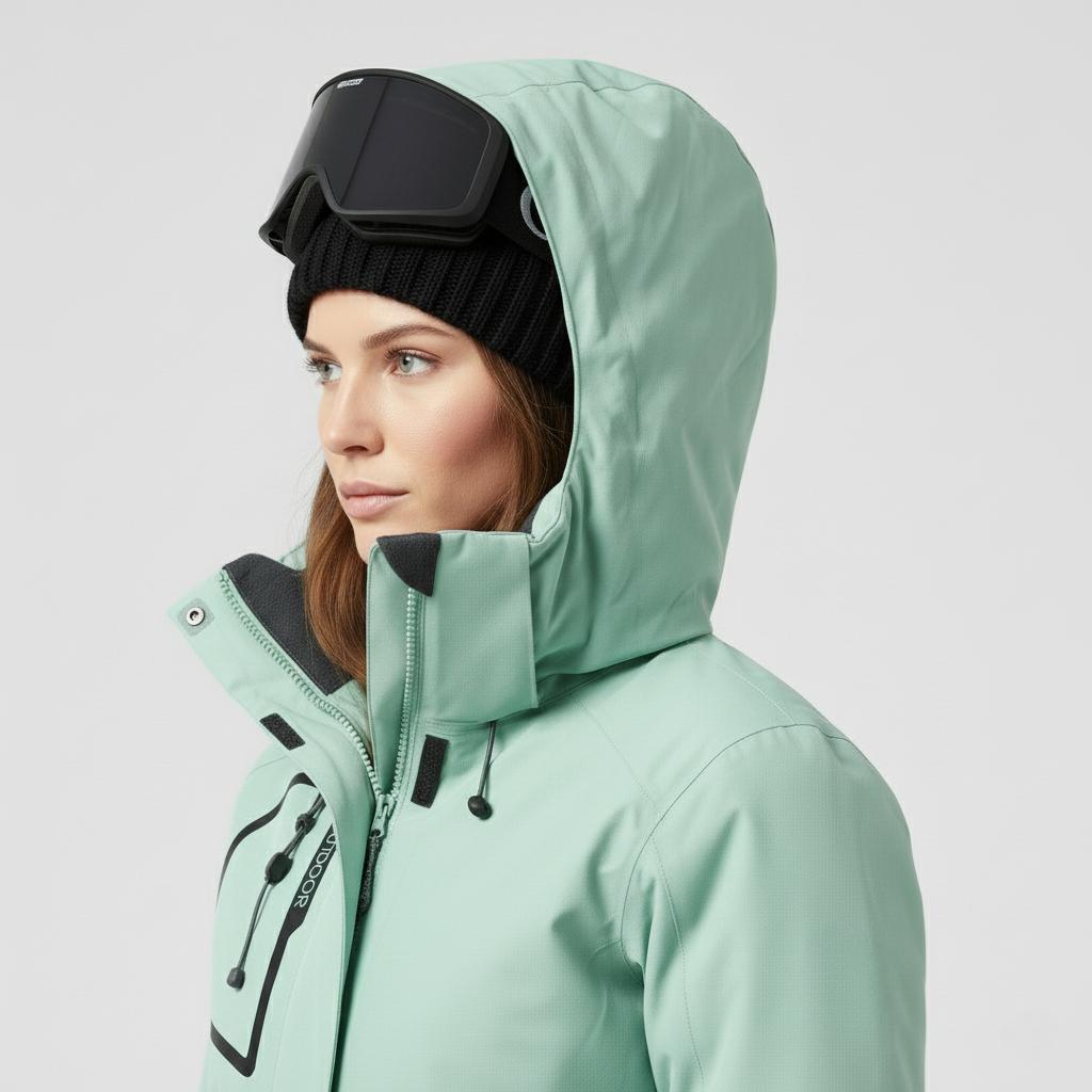 Damen Skiset | Jacke mit Kapuze Hose abgestimmte Ausführung