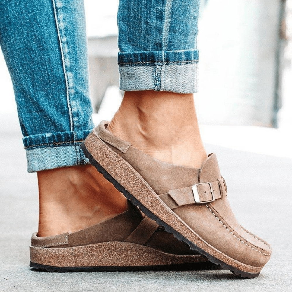 Damen Sandalen | ergonomische Form mit geschlossener Ferse