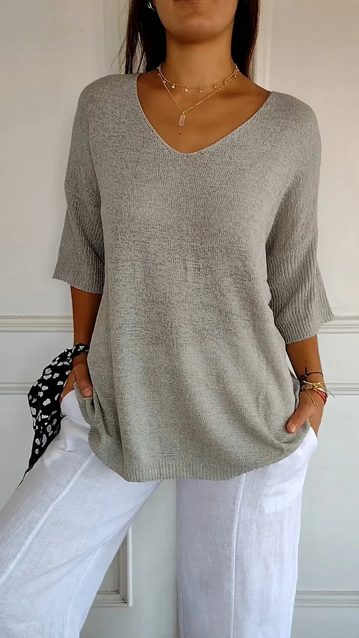 Women Top | V-Neck Relaxed Fit