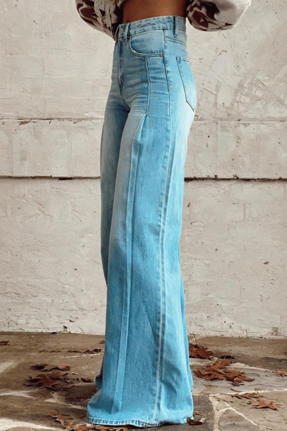 Damen Jeans | Weit geschnittener Beinverlauf aus Denim