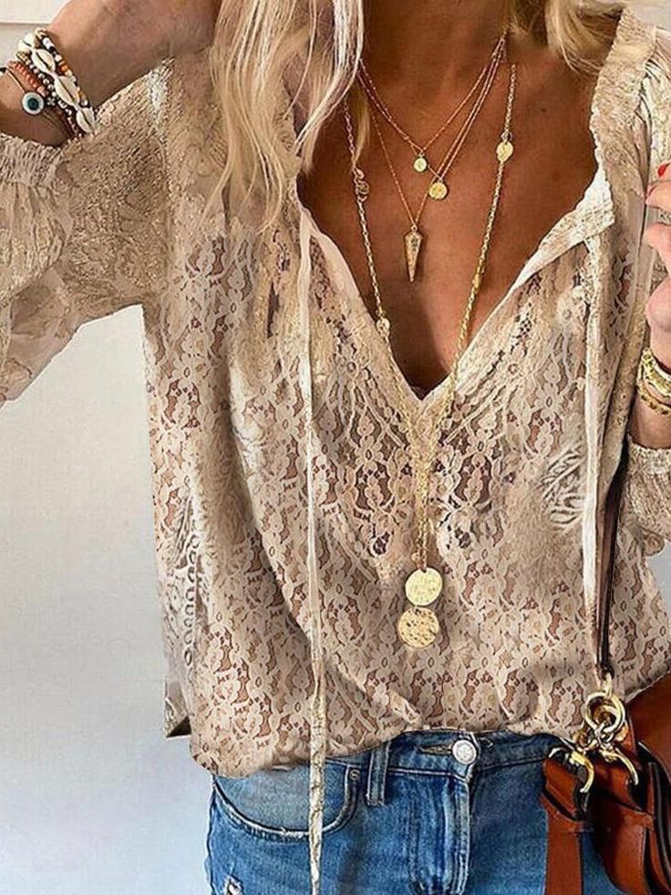 Women Blouse | Slit Neckline Design