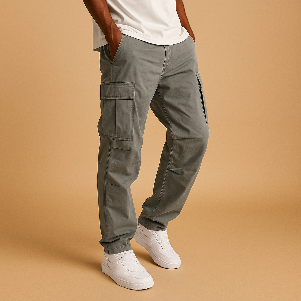 Herrenhose mit Taschenausrichtung | Gerade Form