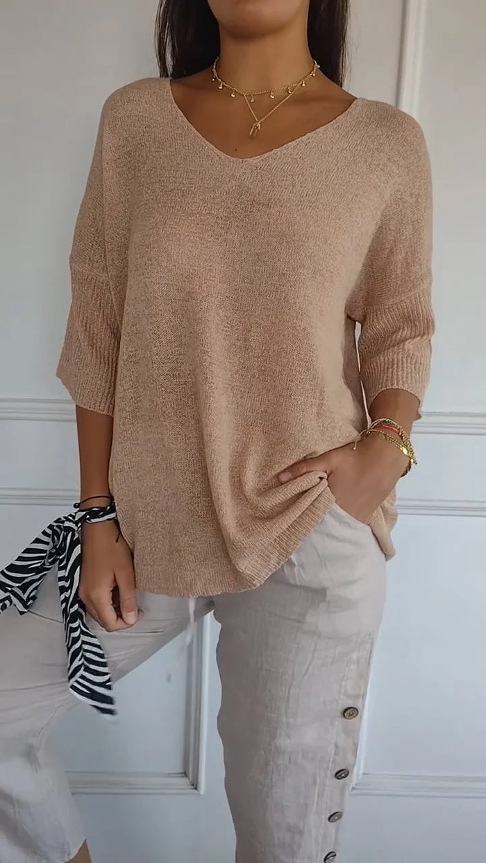 Women Top | V-Neck Relaxed Fit