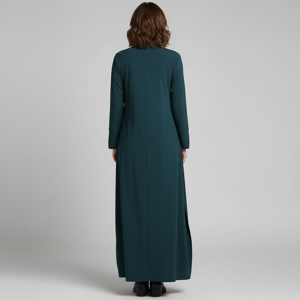 Damenkleid | Lange Ausführung mit gerader Linienführung