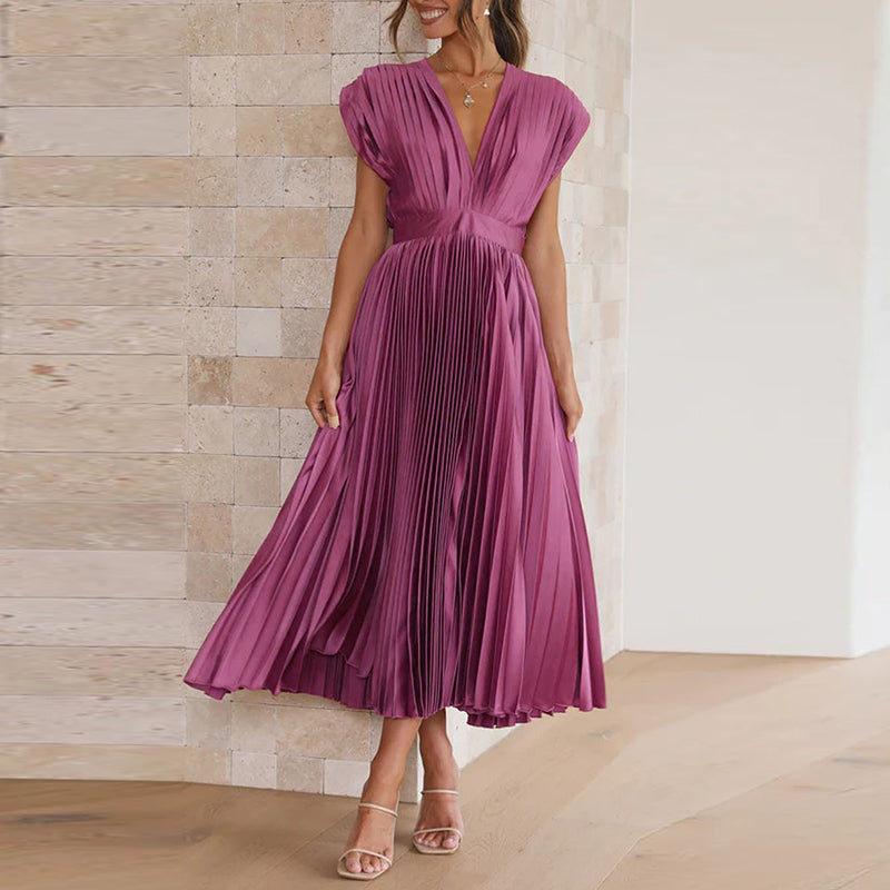 Women Dress | Sleeveless V-neck Design