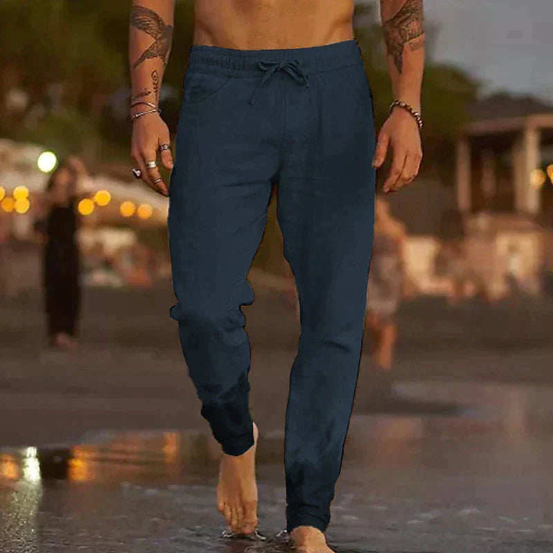 Herren Hose | klarer Beinverlauf mit reduzierter Struktur