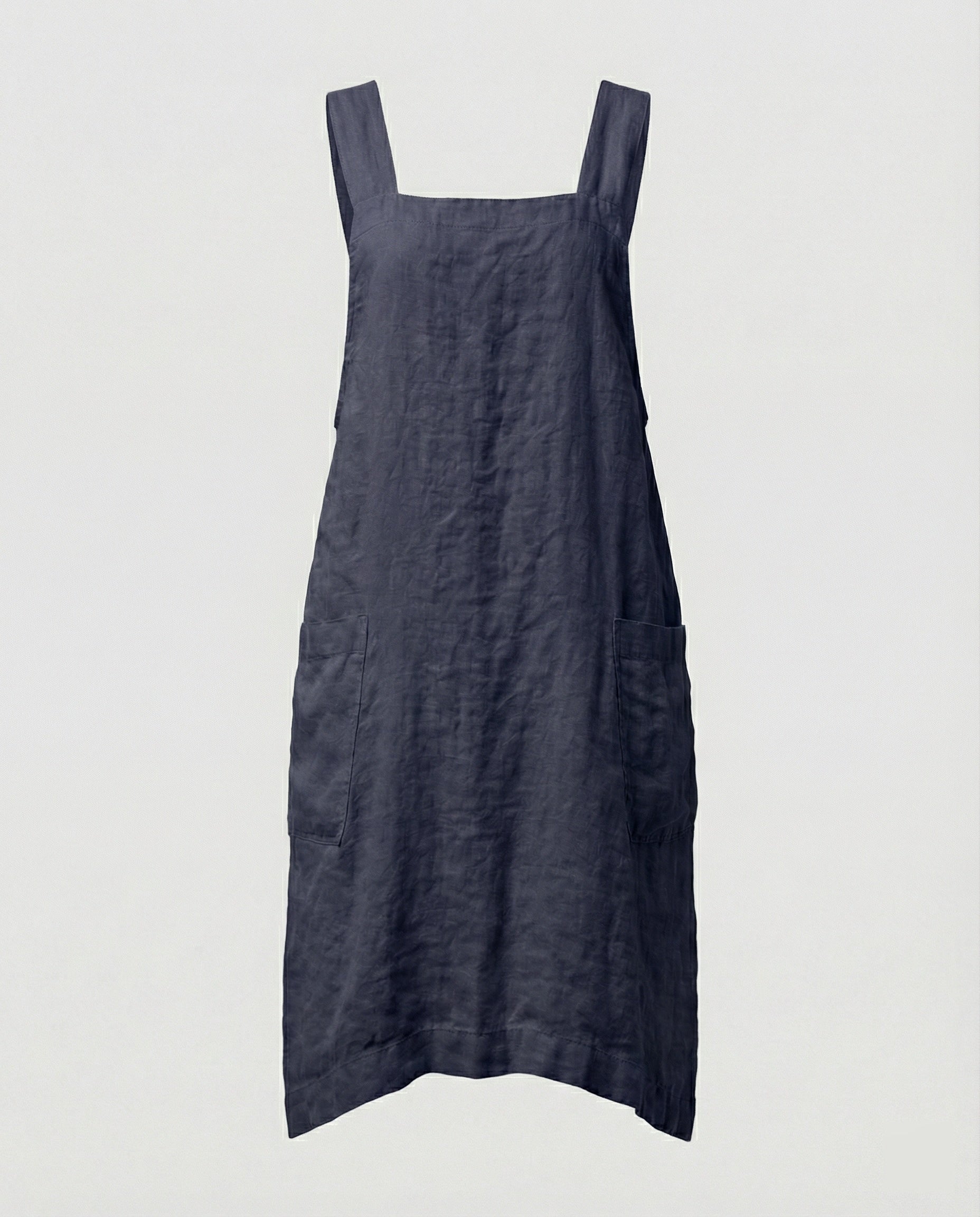 Damen Trägerkleid | Ärmellose Form mit Fronttaschen