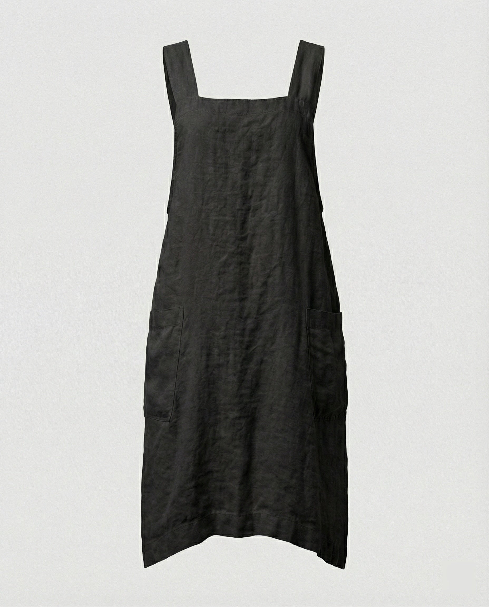Damen Trägerkleid | Ärmellose Form mit Fronttaschen