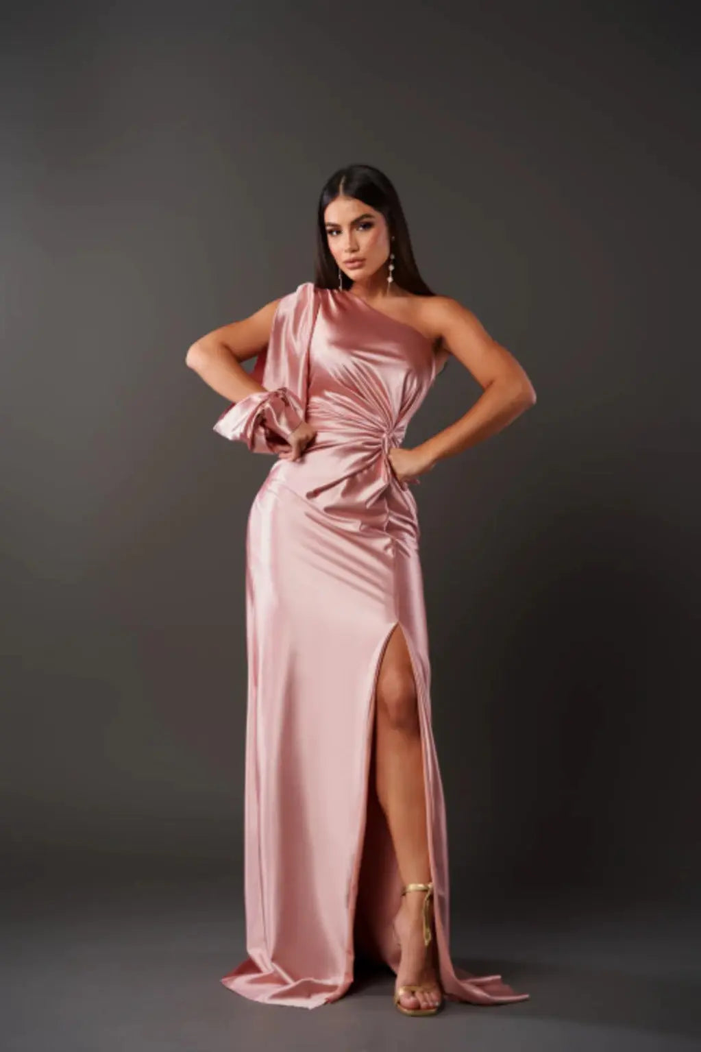 Women Maxi Dress | Ankle Length Silhouette Design Outline