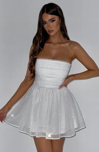 Damen Kleid | Kurze Schnittform mit klarer Linienführung