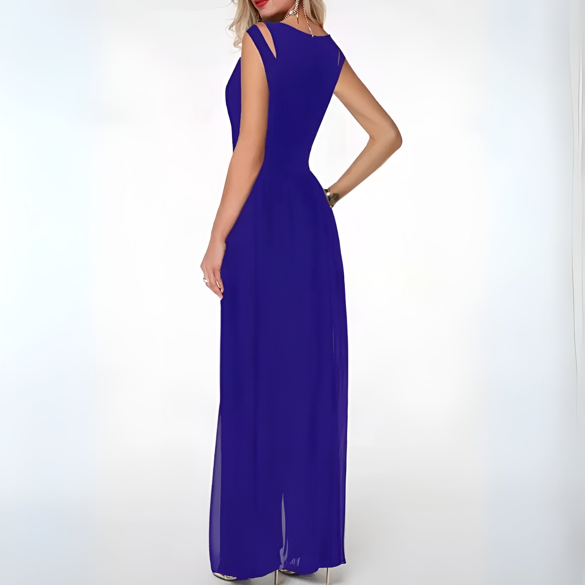 Women Jumpsuit | Sleeveless Wide Leg Full Length One Piece Design