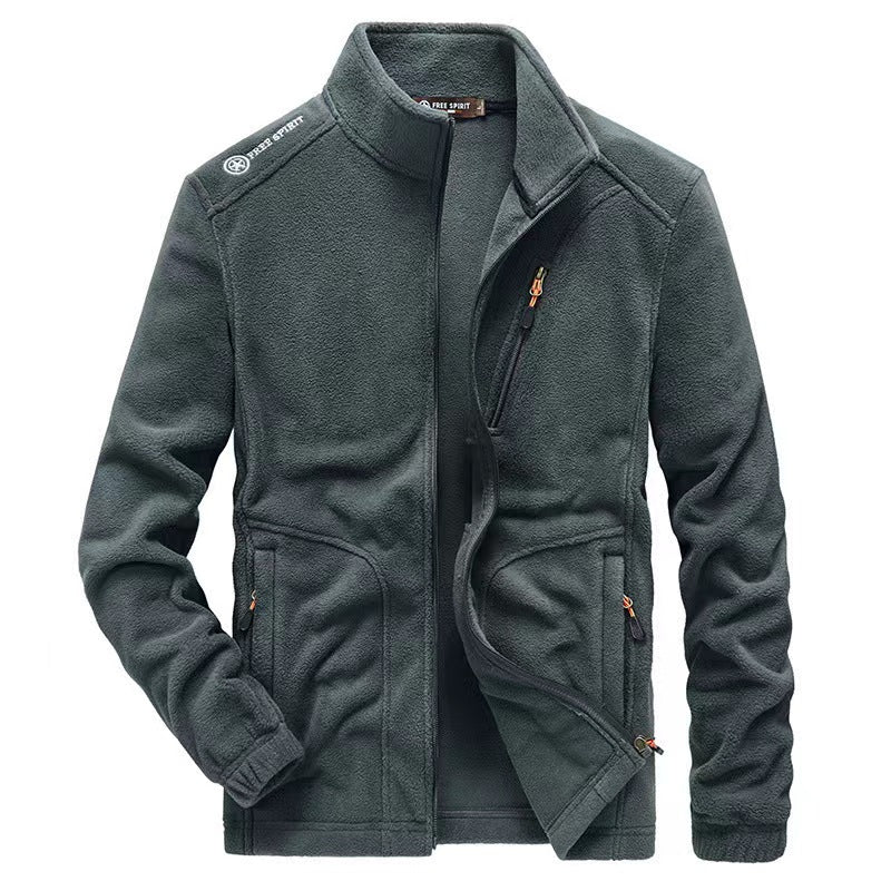 Herrenjacke | Stehkragen und Reißverschlusstaschen