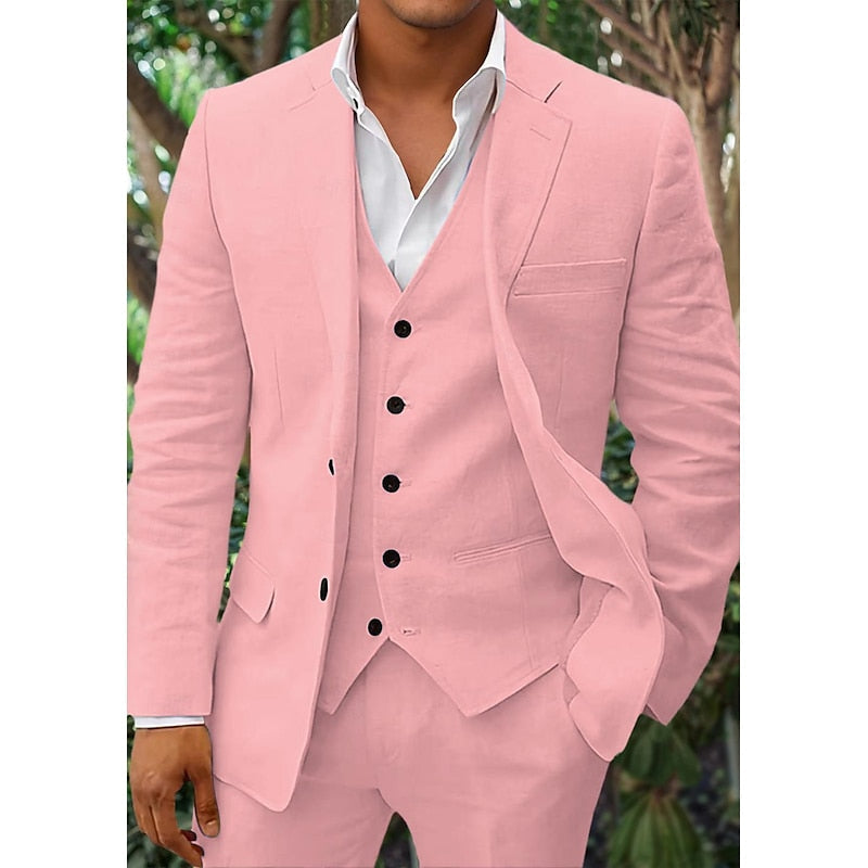 Herren Set | Dreiteilig mit Blazer, Weste und Hose