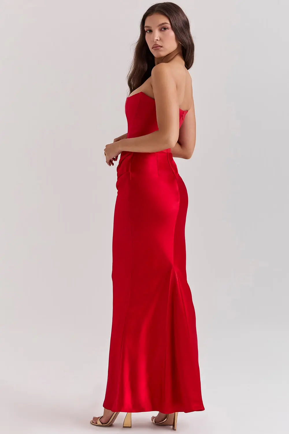 Damen Kleid | maxi Ausführung mit geradem Saum