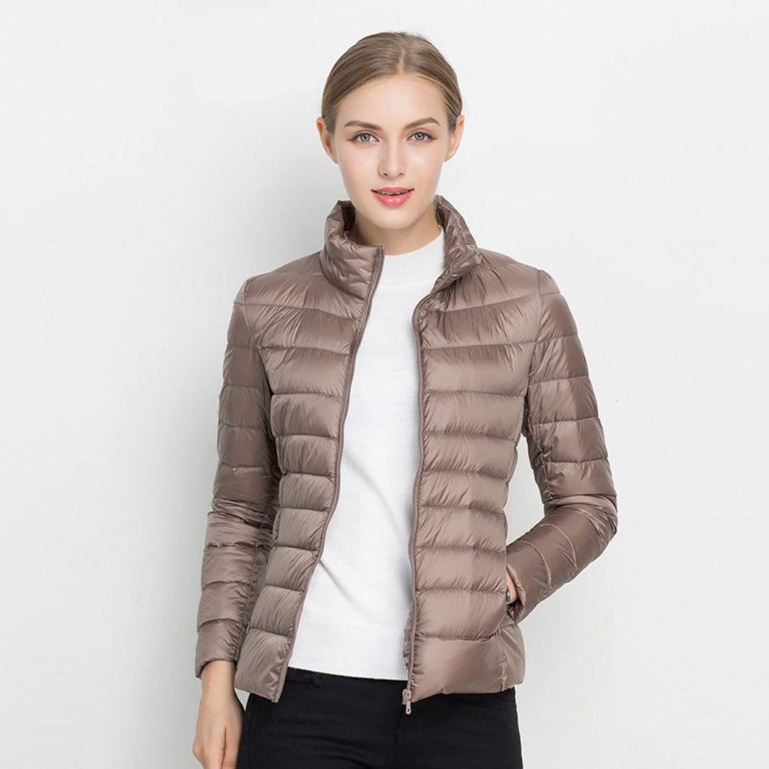 Damen-Steppjacke mit Langarmstruktur | isolierende ausführung