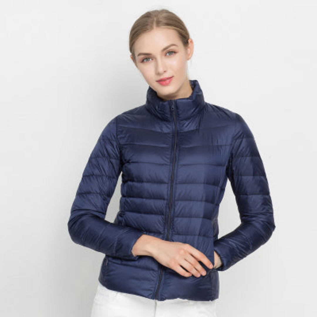 Damen-Steppjacke mit Langarmstruktur | isolierende ausführung