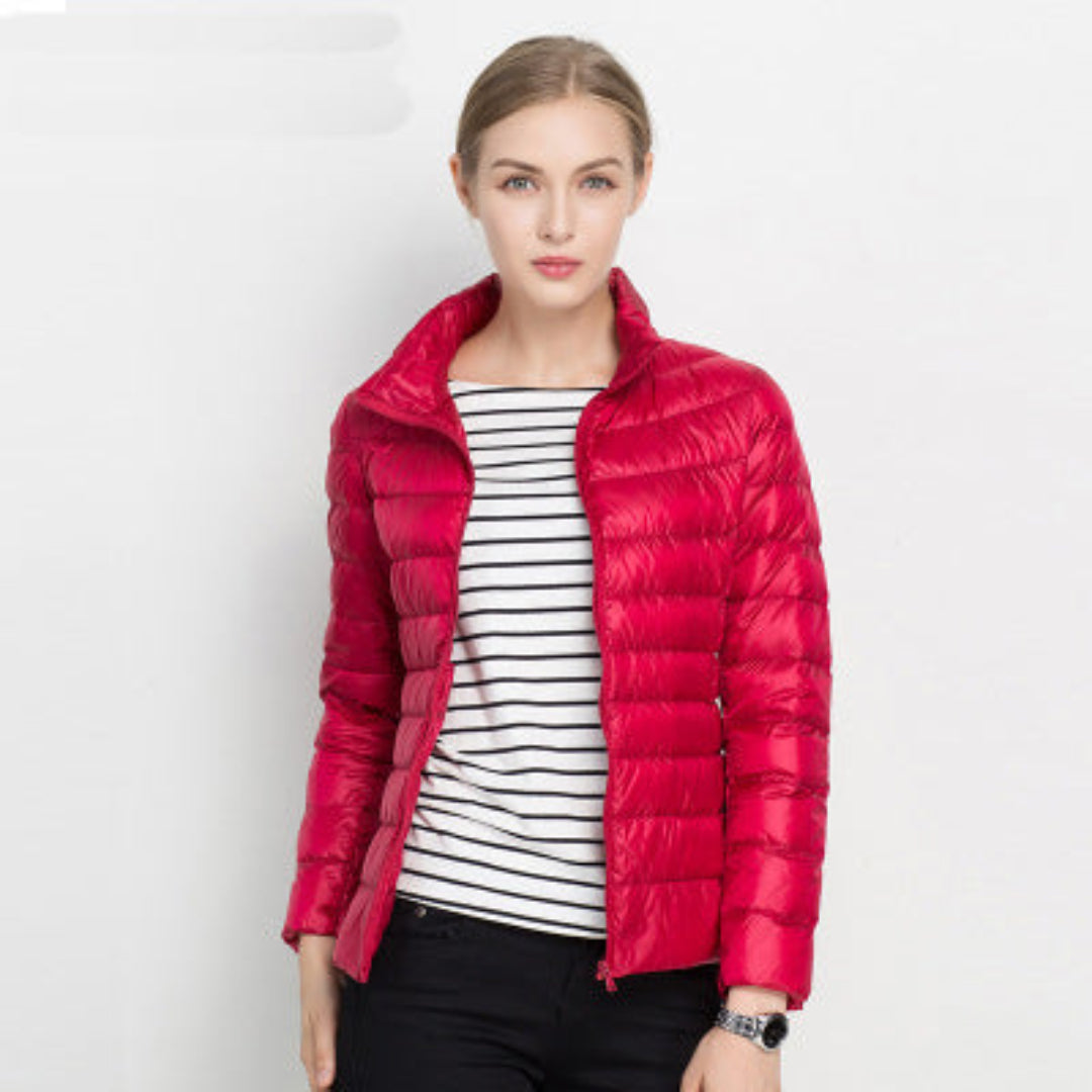 Damen-Steppjacke mit Langarmstruktur | isolierende ausführung